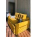 DK-160-yellow-kr Диван кровать Киото желтый велюр