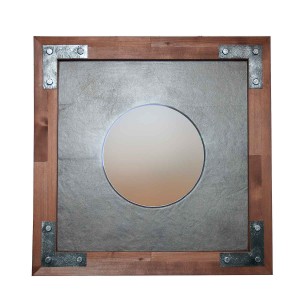 DSZ70х70 GR Зеркало квадратное Лофт Серое